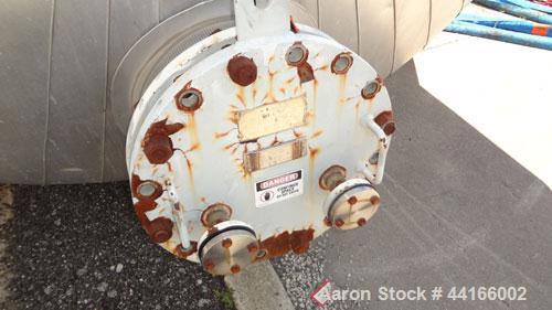Used Trinity Industries Inc Pressure Tank, 25,000 Gallons, 304L Stainless Steel, Horizontal. 138" Diameter x 360" straight side, ASME dished heads. Internal rated 43 psi at -20 to 250 degrees F. Head...