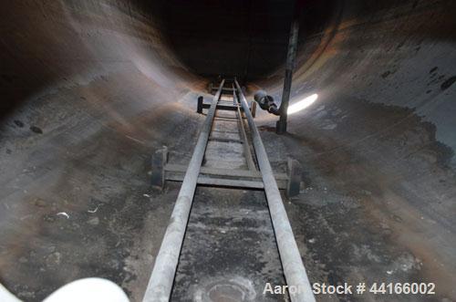 Used Trinity Industries Inc Pressure Tank, 25,000 Gallons, 304L Stainless Steel, Horizontal. 138" Diameter x 360" straight side, ASME dished heads. Internal rated 43 psi at -20 to 250 degrees F. Head...
