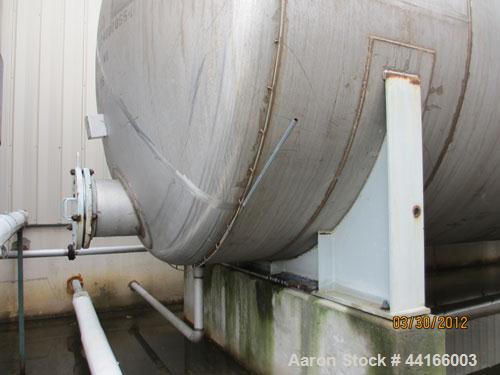 Used Trinity Industries Inc Pressure Tank, 25,000 Gallons, 304L Stainless Steel, Horizontal. 138" Diameter x 360" straight side, ASME dished heads. Internal tated 43 psi at -20 to 250 degrees F. Head...