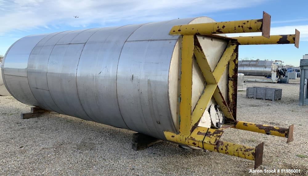 8,000 Gallon Stainless Steel Vertical Tank