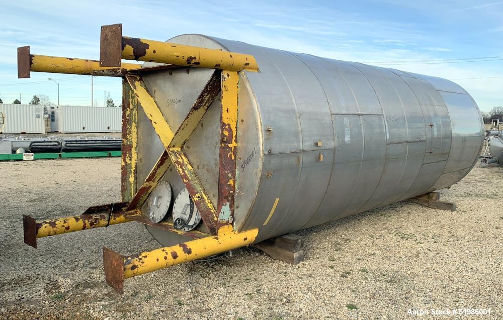 8,000 Gallon Stainless Steel Vertical Tank