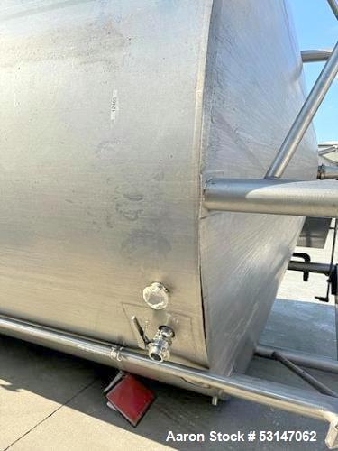 Used 6,000 Gallon 316 Stainless Steel Jacketed & Double Motion Agitated Tank with scraper agitation and center agitation with turbine blade paddles. Vessels measures 10' diameter X 10' straight side ...