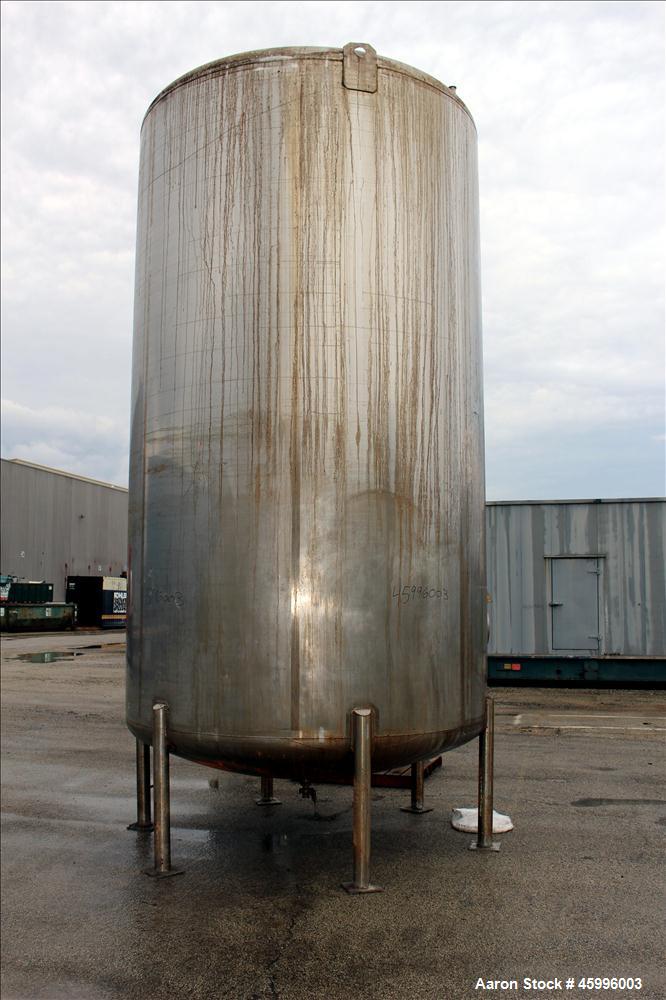 Used Walker Stainless Tank, Model SS, 6,000 Gallon, 304 Stainless Steel