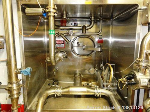 Used Walker Stainless 47,500 Gallon Stainless Steel Silo, Model VSHT/304SS.  Built in 2000.  Single wall stainless steel alcove style storage silo previously used to store spring water.  Alcove area ...