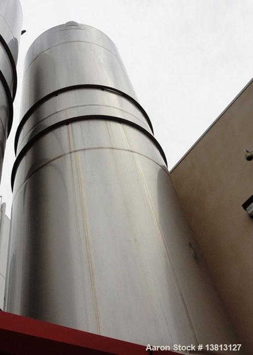 Used Walker Stainless 47,500 Gallon Stainless Steel Silo, Model VSHT/304SS.  Built in 2002.  Single wall stainless steel alcove style storage silo previously used to store spring water.  Alcove area ...