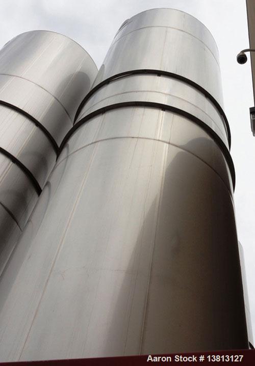Used Walker Stainless 47,500 Gallon Stainless Steel Silo, Model VSHT/304SS.  Built in 2002.  Single wall stainless steel alcove style storage silo previously used to store spring water.  Alcove area ...