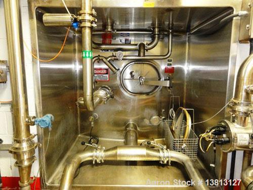 Used Walker Stainless 47,500 Gallon Stainless Steel Silo, Model VSHT/304SS.  Built in 2002.  Single wall stainless steel alcove style storage silo previously used to store spring water.  Alcove area ...