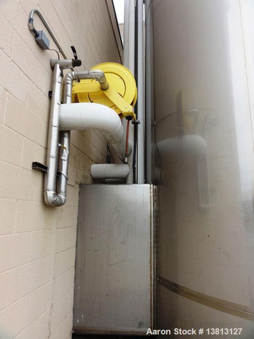 Used Walker Stainless 47,500 Gallon Stainless Steel Silo, Model VSHT/304SS.  Built in 2002.  Single wall stainless steel alcove style storage silo previously used to store spring water.  Alcove area ...