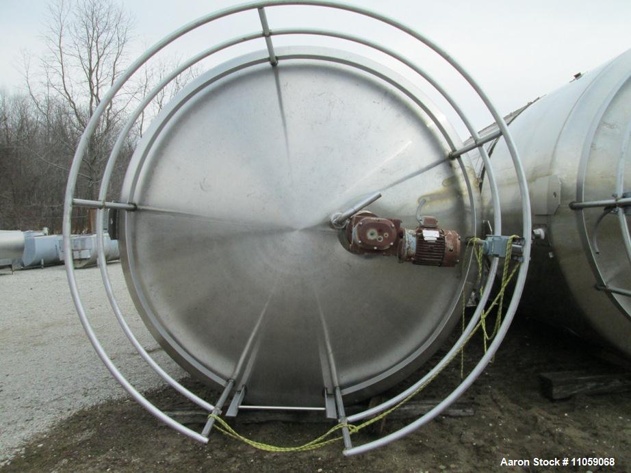 Used- Walker 6000 Gallon Jacketed Stainless Steel Mix Tank