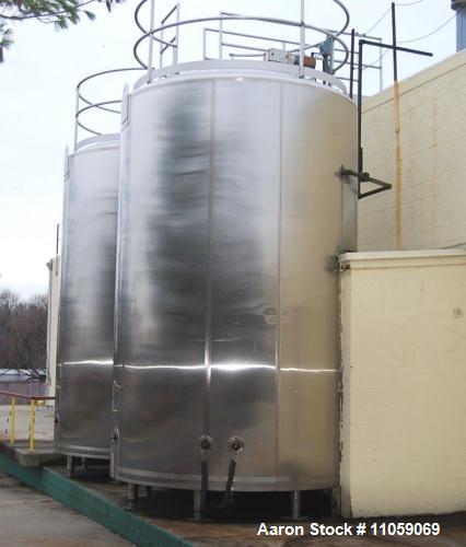 Used- Walker 6000 Gallon Jacketed Stainless Steel Mix Tank