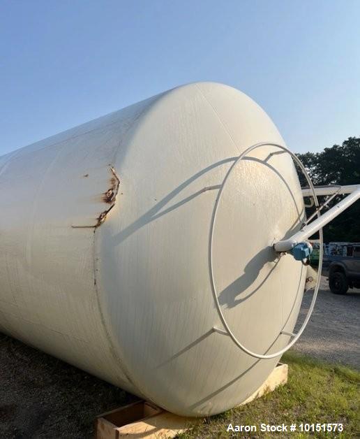 Used Walker 10,000-Gallon Jacketed Stainless Steel Mix Tank | 304 SS | 150 PSI @ 300°F | Side-Bottom Mixer & Manway | Skirt Mount | Built 2005