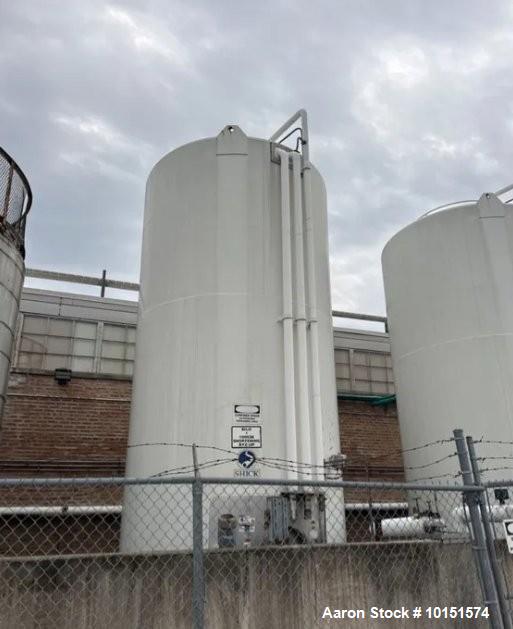 Used Walker 10,000-Gallon 304 Stainless Jacketed Process Tank | 150 PSI | Skirt Mount | Built 2005