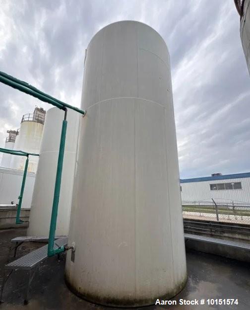 Used Walker 10,000-Gallon 304 Stainless Jacketed Process Tank | 150 PSI | Skirt Mount | Built 2005