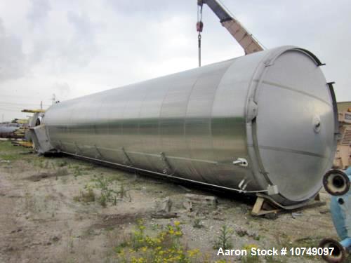 Used- Walker 40,000 Gallon Sanitary Tank. 304 stainless steel