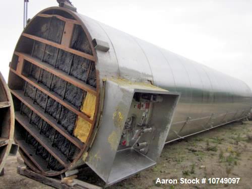 Used- Walker 40,000 Gallon Sanitary Tank. 304 stainless steel