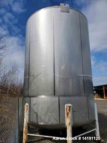 Used-12000 Gallon 304 Stainless Steel Tank