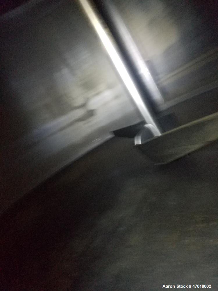 Used Walker 12,000 Gallon Jacketed Agitated Stainless Steel Tank.