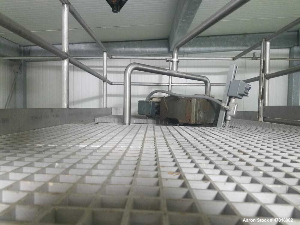 Used Walker 12,000 Gallon Jacketed Agitated Stainless Steel Tank.