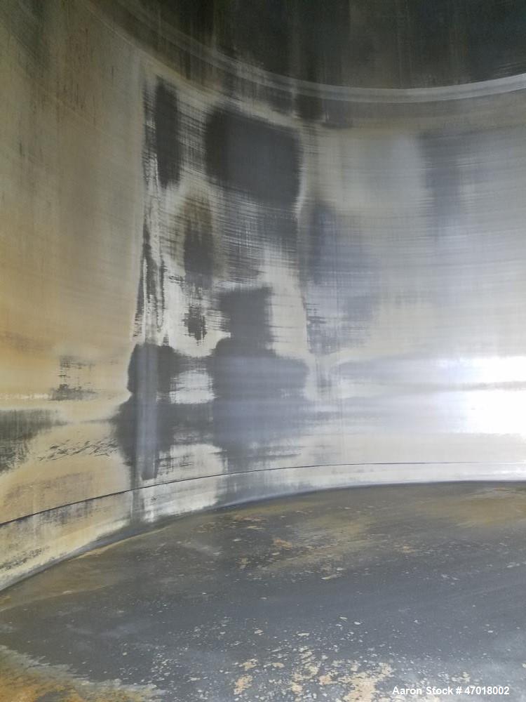 Used Walker 12,000 Gallon Jacketed Agitated Stainless Steel Tank.