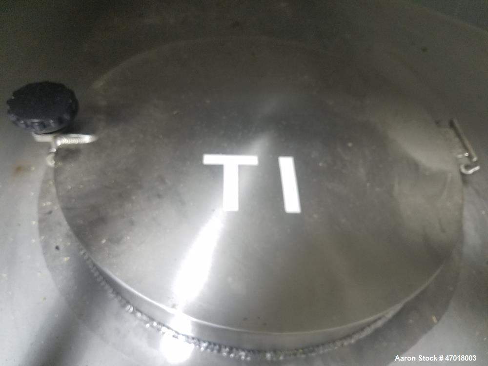 Used Walker 12,000 Gallon Jacketed Agitated Stainless Steel Tank.