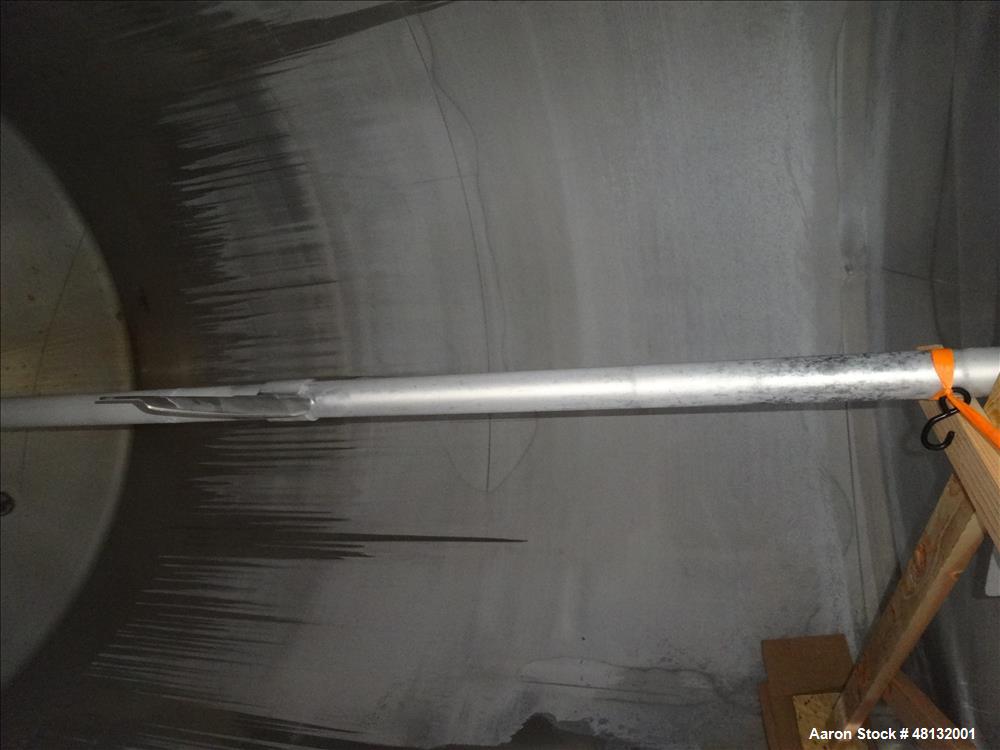 Used Walker Stainless Equipment, 10,000 Gallon Vertical Tank.