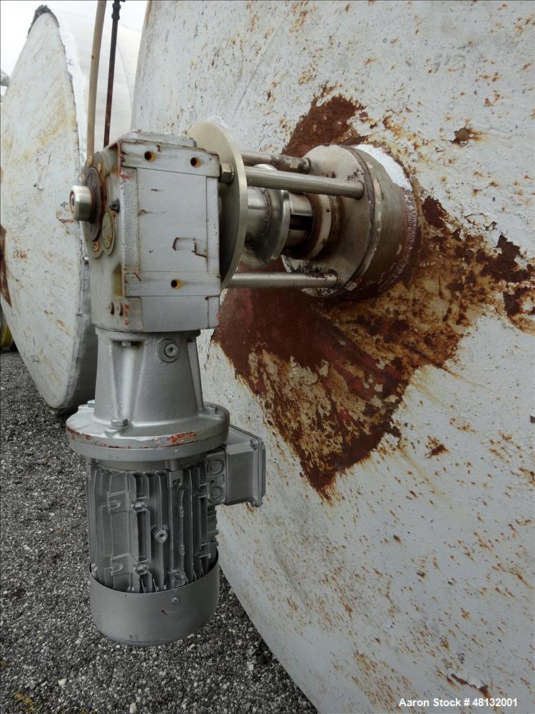 Used Walker Stainless Equipment, 10,000 Gallon Vertical Tank.