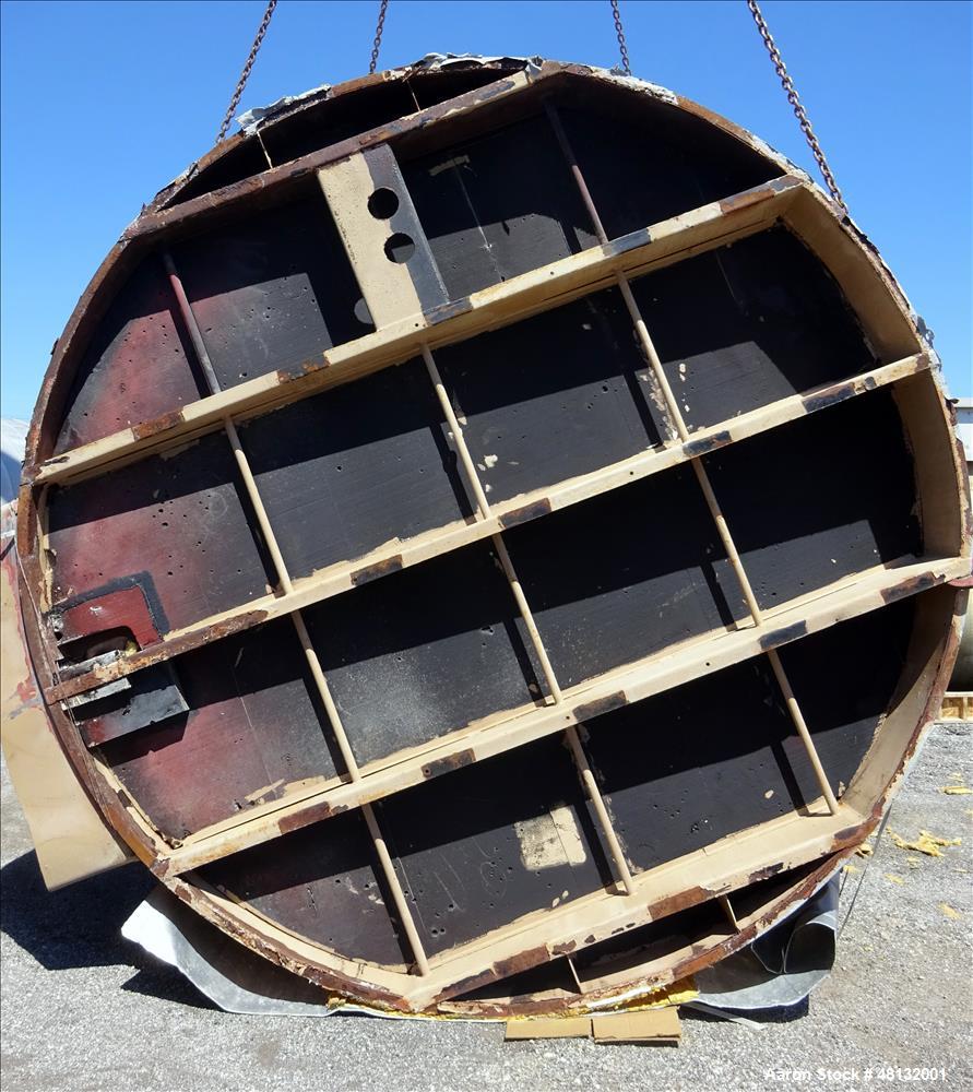 Used Walker Stainless Equipment, 10,000 Gallon Vertical Tank.