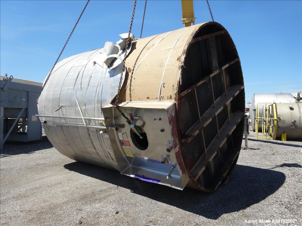 Used Walker Stainless Equipment Jacketed Tank, 10,000 Gallon