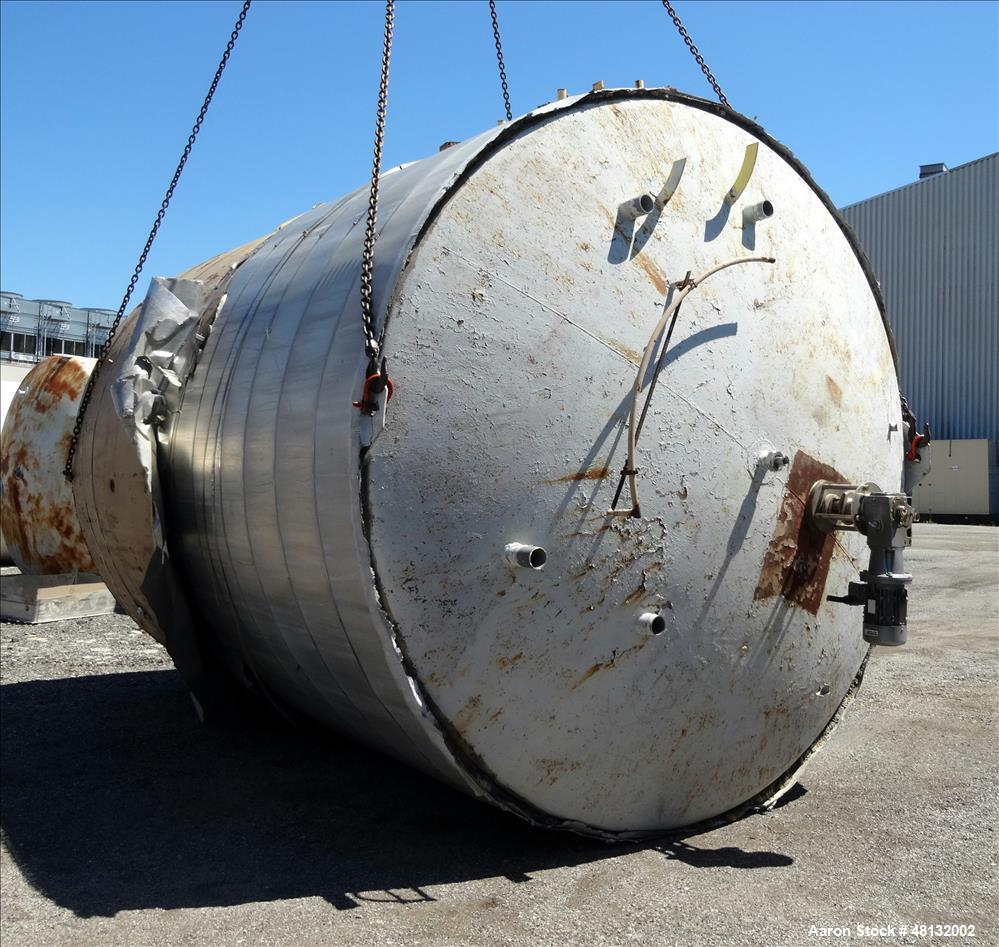 Used Walker Stainless Equipment Jacketed Tank, 10,000 Gallon