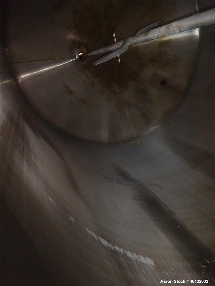 Used Walker Stainless Equipment Jacketed Tank, 10,000 Gallon