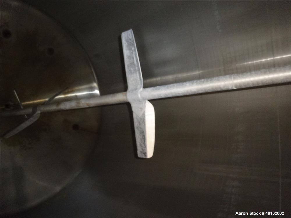 Used Walker Stainless Equipment Jacketed Tank, 10,000 Gallon