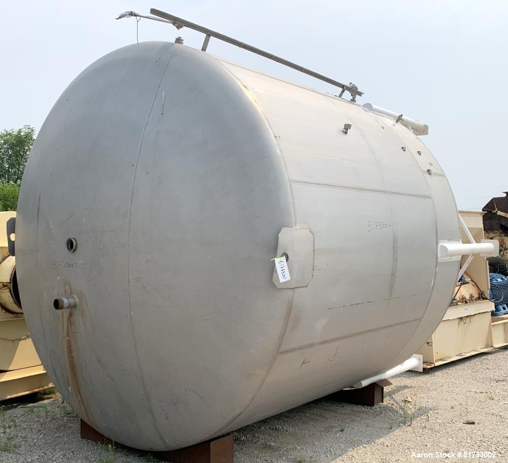 Used Walker Stainless Equipment, Tank, 8,400 Gallon, Stainless steel,