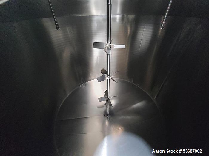Used 6,000 Gallon Walker 316L Jacketed Stainless Steel Tank – Model PZ-CB-SP, Built 2018