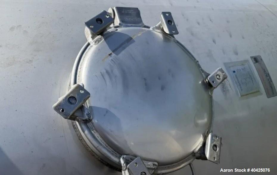Unused Watson Metal Masters 7,500 Gallon 304 Stainless Steel Tank – 122" Diameter x 153" Straight Side – Built 2021