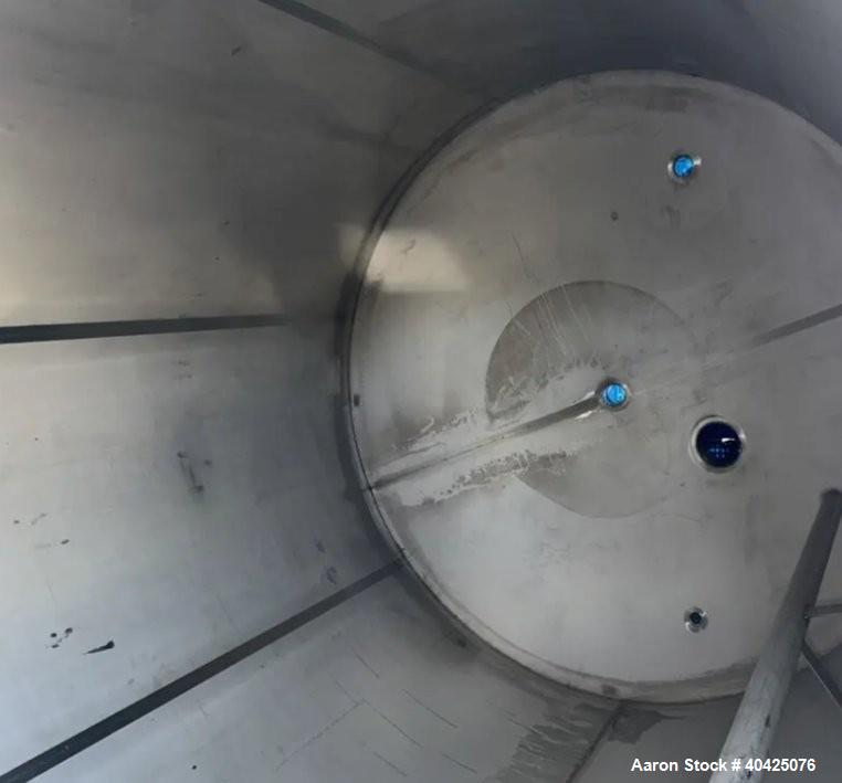 Unused Watson Metal Masters 7,500 Gallon 304 Stainless Steel Tank – 122" Diameter x 153" Straight Side – Built 2021