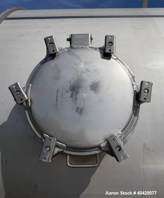 Unused Watson Metal Masters 7,500 Gallon 304 Stainless Steel Tank – 304 SS – Built 2021 – Atmospheric Storage Vessel