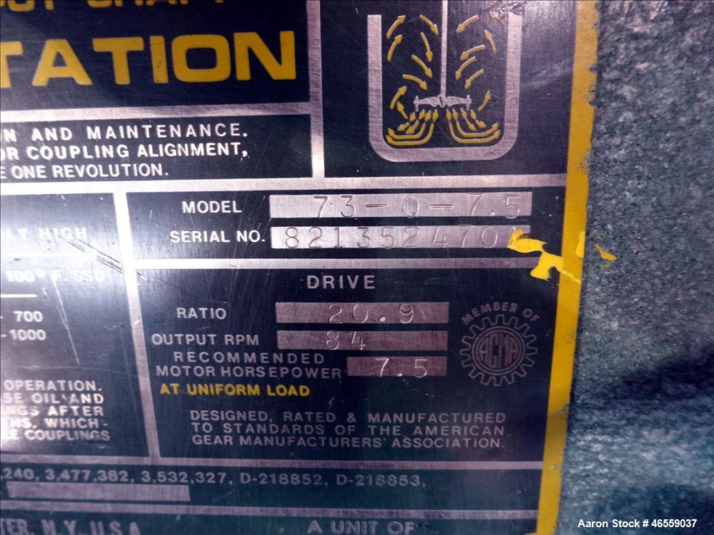 Used Zero Manufacturing Mixing Tank, Model ZS, 6,000 Gallon, 316 Stainless Steel, Vertical. Approximate 120" diameter x 112" straight side. Single Shell, Insulated, dished top and bottom. Carbon stee...