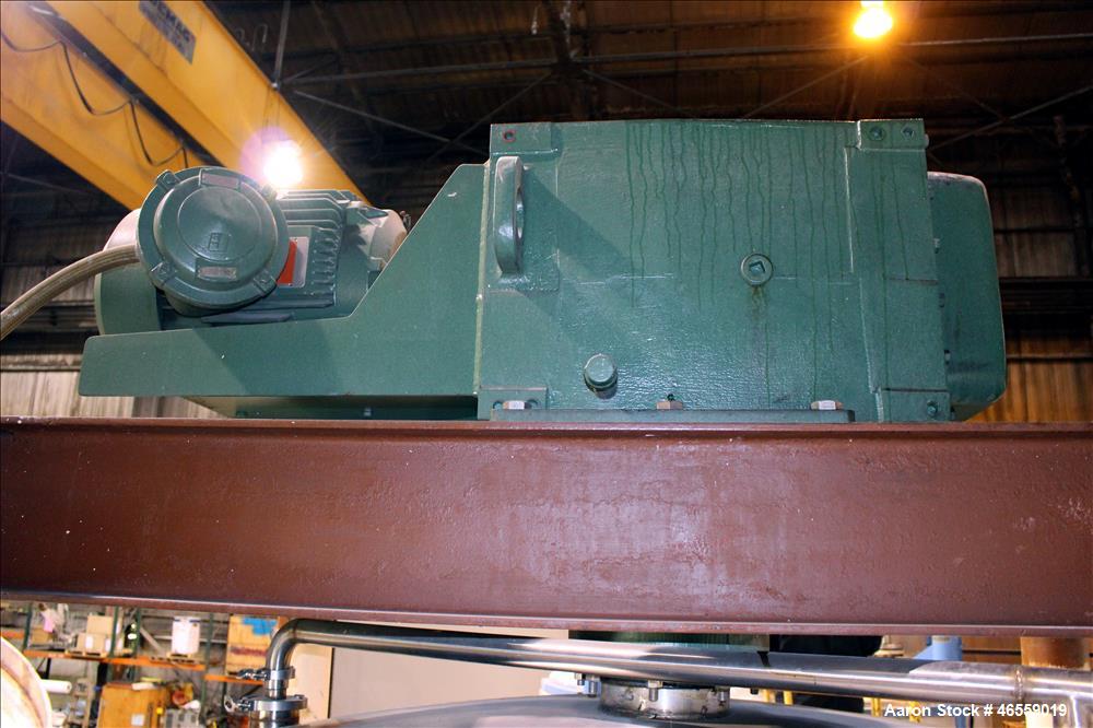 Used Zero Manufacturing Mixing Tank, 6,000 Gallon, 316 Stainless Steel, Vertical. Approximately 120" diameter x 106" straight side. Dished Top, Dish Bottom. Single Shell, Insulated. Carbon steel I-be...