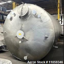 Unused- Rattan Mix Tank, 7000 Gallons. 304 Stainless steel; Dish top, Cone bottom