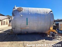 Used-Insulated Stainless Steel Tank, 12,500 Gallon