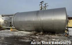 Used Rolec 31,372 Gallon Jacketed Stainless Steel Tank – Brewery Fermentation Vessel with Deep Cone Bottom