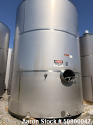 Used JBF 10,380 Gallon 304 Stainless Steel Single Wall Storage Tank