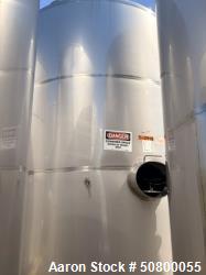 Used JBF 8,925 Gallon 304 Stainless Steel Storage Tank – Single Wall Flat Bottom Process Vessel
