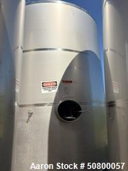 Used JBF 8,925 Gallon 304 Stainless Steel Bulk Storage Tank for Food, Beverage & Industrial Processing