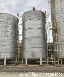 Large Capacity 30,000 Gallon Stainless Steel Process Storage Vessel with Bottom Outlet