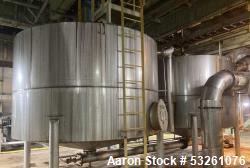 Used Approx. 6,000 Gallon Stainless Steel Mixing Tank – V-4535