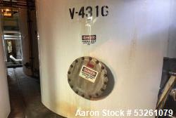 Used Approx. 7,900 Gallon Stainless Steel Mixing Tank with Worthington Pump – V-4316