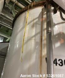 Used Approx. 7,900 Gallon 316L Stainless Steel Mixing Tank with Dual Centrifugal Pumps – V-4307