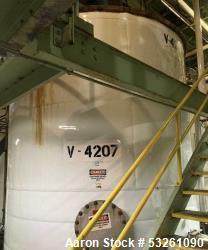 Used Approx. 7,900 Gallon Stainless Steel Mixing Tank with Chemineer Agitator and Centrifugal Pump – V-4207