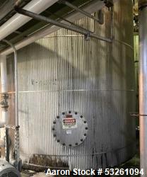 Used Approx. 7,900 Gallon 316 Stainless Steel Mixing Tank with Worthington D1012 Pump – V-4322
